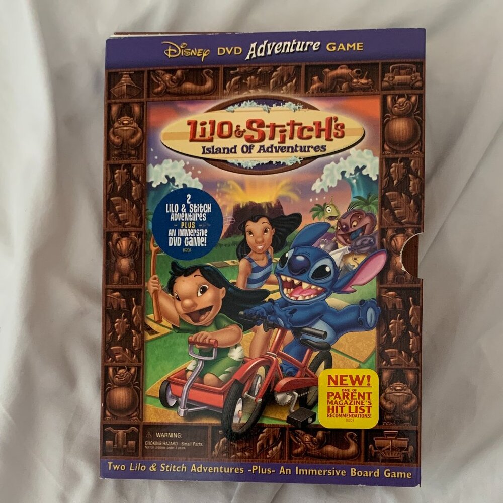 Disney Lilo & Stitch DVD Adventure Immersive Family Board Game- TESTED